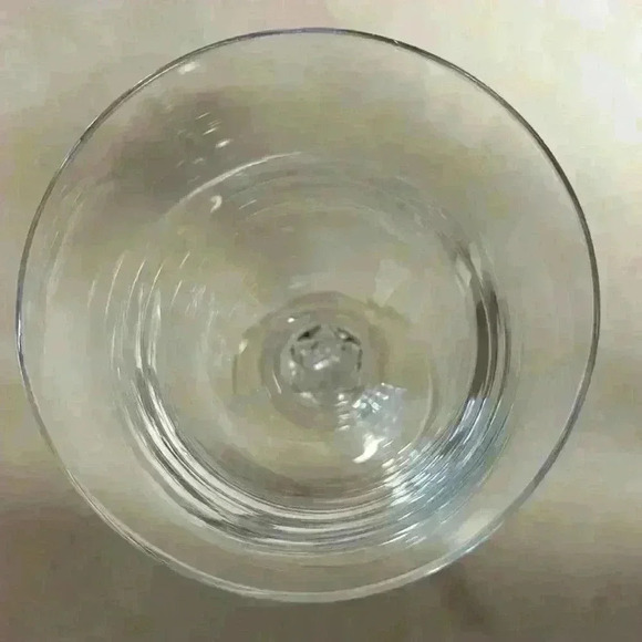 2 Towle Lead Crystal Water/Wine Glasses Pattern "Tudor" - Picture 6 of 8